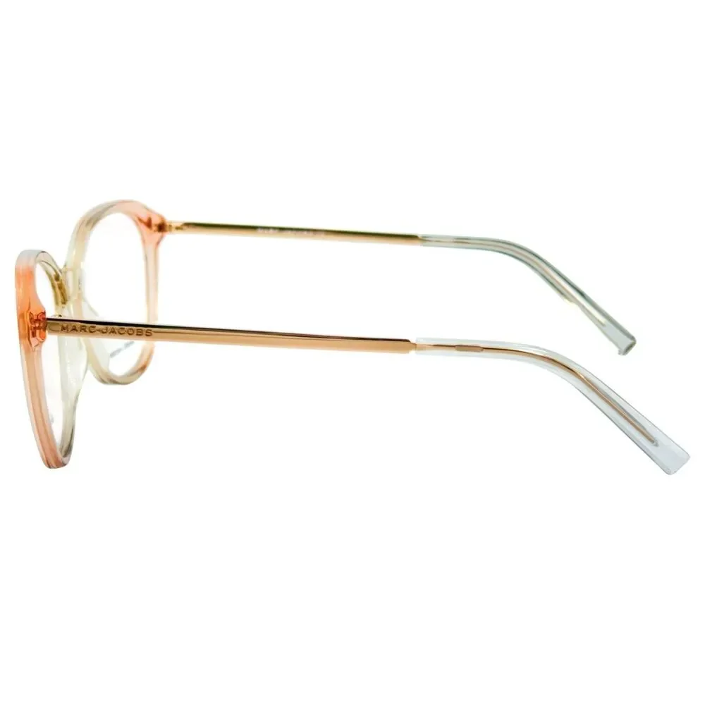 Marc Jacobs Marc 485 N Womens Plastic Eyeglass Frame 733 Peach 53-16